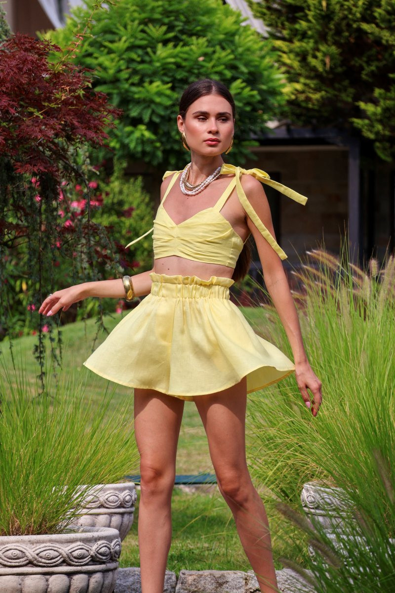 Топ Yellow Iris bow